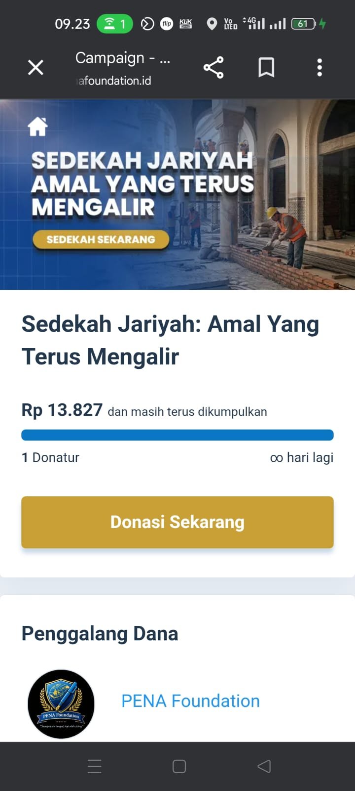 Langkah 3 Section Fundraiser