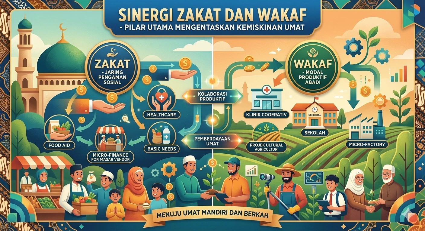 Sinergi Zakat dan Wakaf